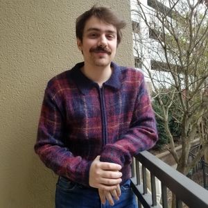 Vintage Zip-Up Wool Sweater by Paul Harris Design